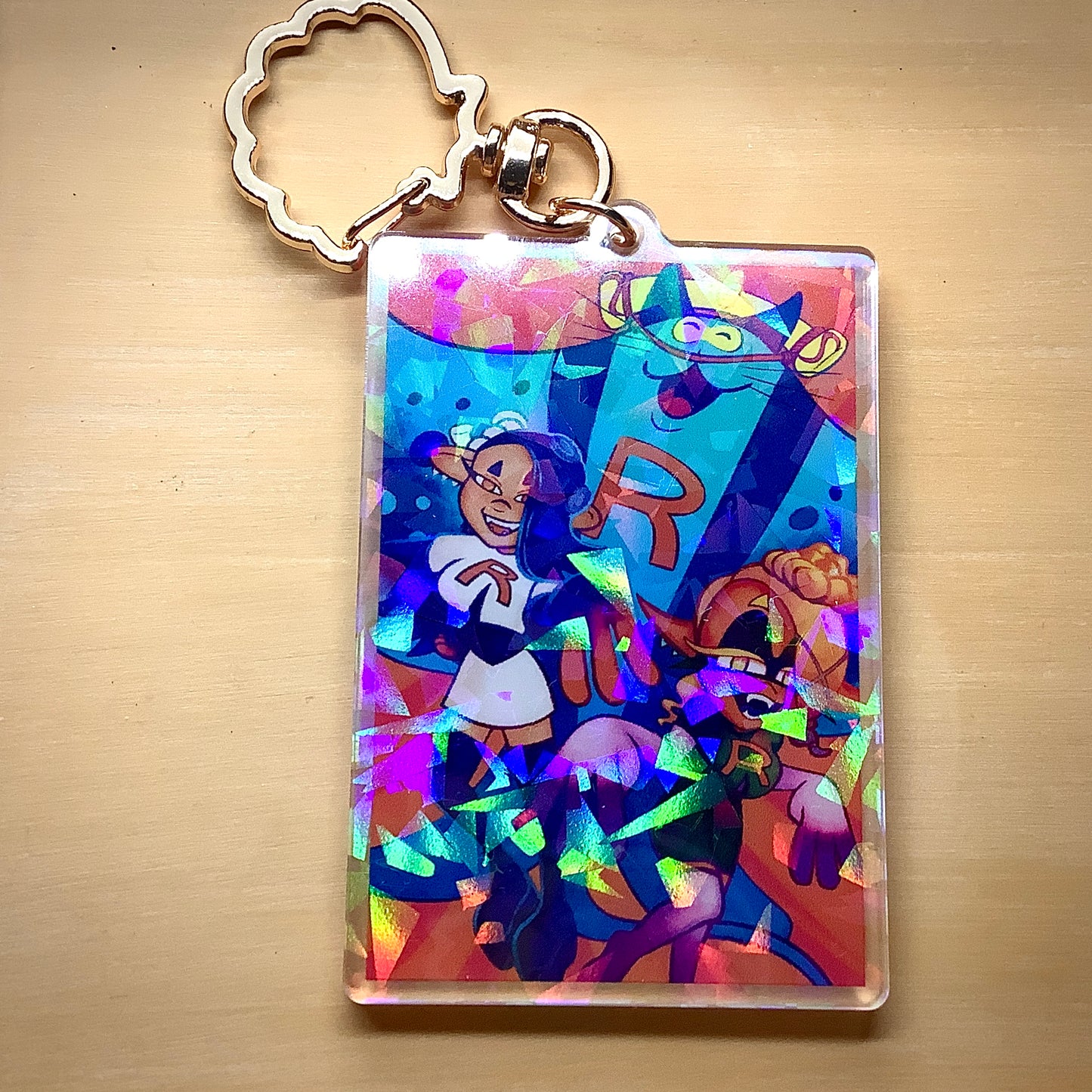 “Team Deep Cut” Holographic Acrylic Charm